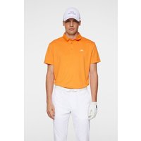 J.Lindeberg Wince Reg Fit Halbarm Polo orange