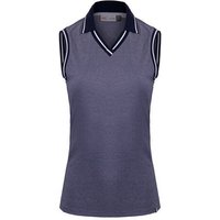 Kjus Bailey V-Neck ohne Arm Polo navy