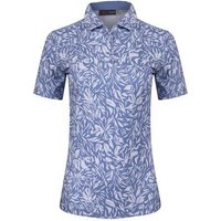 Kjus Enya Printed Halbarm Polo hellblau