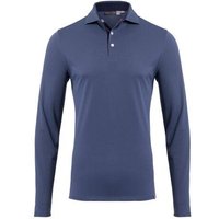 Kjus Fairway Langarm Polo blau
