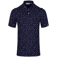 Kjus Golfer Halbarm Polo dunkelblau