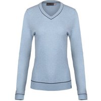 Kjus Kicki V-Neck Pullover Strick türkis