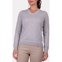 Kjus Kicki V-Neck Pullover hellgrau melange