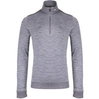 Kjus Liam Techwool Half-Zip Thermo Midlayer grau melange