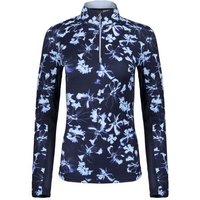 Kjus Sunshine Printed HZ Stretch Unterzieher navy