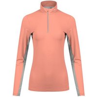 Kjus Sunshine Sport Half-Zip Stretch Unterzieher koralle