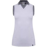 Kjus V-Neck ohne Arm Polo weiß