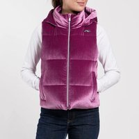 Kjus Vivi Velvet Vest Daunen Weste bordeaux