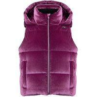 Kjus Vivi Velvet Vest Daunen Weste bordeaux
