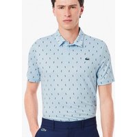 Lacoste AOP Golfer Print Halbarm Polo hellblau