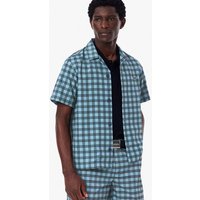 Lacoste Halbarm Hemd blau