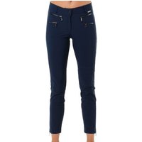 MDC Double Zip Ankle Pants 7/8 Hose navy