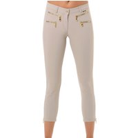 MDC Double Zip Cropped 7/8 Hose sand