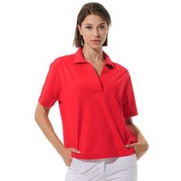 MDC Relaxed Fit Halbarm Polo rot