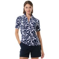 MDC Zip Halbarm Polo navy