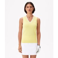 Macade Golf Ana Sleeveless V-Neck Strick Pullunder gelb