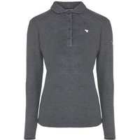 Macade Golf Brushed Shirt Langarm Polo dunkelgrau