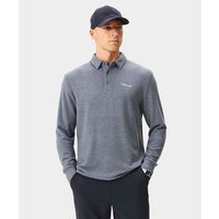 Macade Golf Brushed Shirt Langarm Polo grau