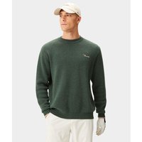 Macade Golf Cashmere Blend Knit Crewneck Pullover Strick grün