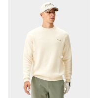 Macade Golf Cashmere Blend Knit Crewneck Pullover Strick offwhite