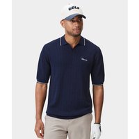 Macade Golf Range Knit Shirt Halbarm Polo navy