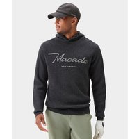 Macade Golf Signature Knit Hoodie Pullover Strick grau
