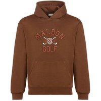 Malbon FESQUE CREST Hoodie Sweatshirt braun