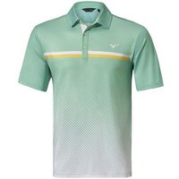 Mizuno Quick Dry Elite Gradient Polo hellgrün