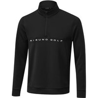 Mizuno Trace 1/4 Zip Stretch Midlayer schwarz