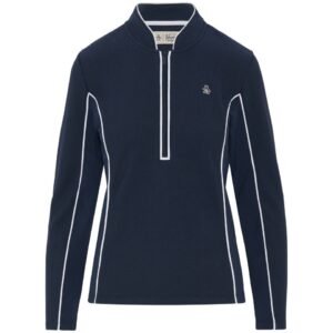 Original Penguin Golf Long Sleeve Textured 1/4 Zip Damen