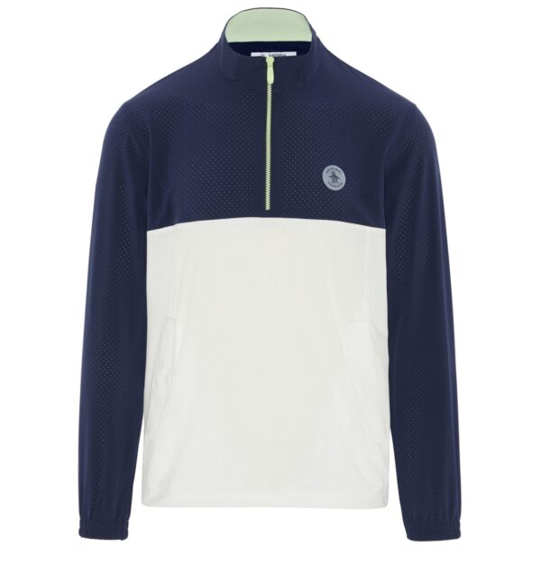 Original Penguin Lightweight 1/4 Zip Colour Block Golf Windbreaker Herren