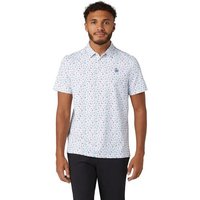Penguin 19th Hole Sake-Tini Novelty Print Halbarm Polo weiß