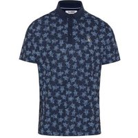 Penguin All over Floral Pete Print Halbarm Polo navy