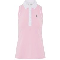 Penguin Color Block ohne Arm Polo rosa