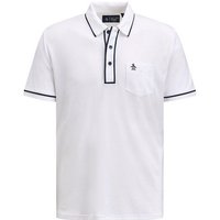 Penguin Golf Earl Halbarm Polo weiß