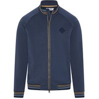 Penguin LS Full Zip Heritage Knit Track Jacket Stretch Jacke navy