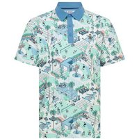 Penguin Palm Springs Halbarm Polo weiß