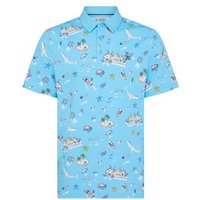 Penguin Pete The Boat Halbarm Polo hellblau