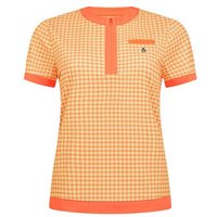 Penguin Petes Bow Tie Regular Length Colorblock Halbarm Polo orange