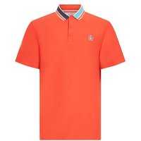 Penguin Pete´s 70´s Earl Halbarm Polo rot