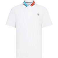 Penguin Pete´s 70´s Earl Halbarm Polo weiß