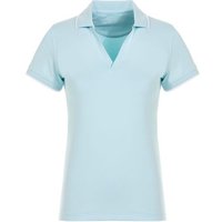 Peter Millar BETTY SHORT SLEEVE DROP V Halbarm Polo türkis