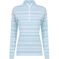 Peter Millar LIGHTWEIGHT BASKETWEAVEPRINT Stretch Midlayer türkis