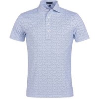 Peter Millar RHYTHM PERFORMANCE JERSEY KELLY HARD Halbarm Polo weiß