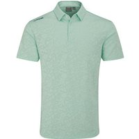 Ping Geo-Camo Halbarm Polo hellgrün