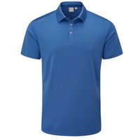 Ping Lindum Halbarm Polo blau