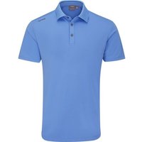 Ping Lindum Halbarm Polo hellblau