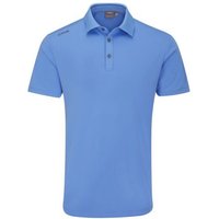 Ping Lindum Halbarm Polo hellblau