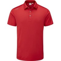 Ping Lindum Halbarm Polo rot