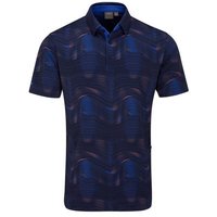 Ping Optic Groove Halbarm Polo navy